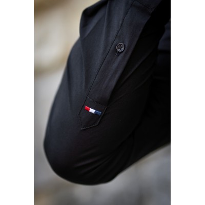 Chemise Homme Noire Haut de Gamme | Coupe Ajustée | BARON BOCK