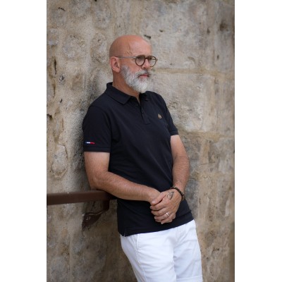 Polo Homme Noir Haut de Gamme | Polo Premium 100 % Coton | BARON BOCK
