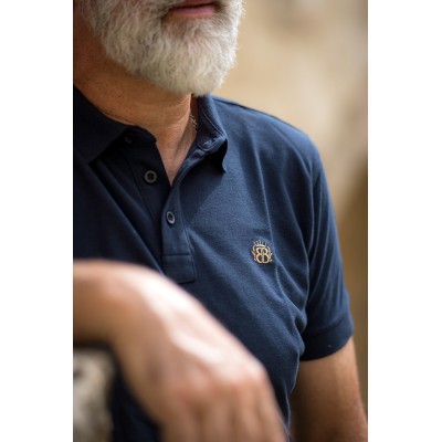 Polo Homme Bleu Marine Haut de Gamme | 100 % Coton | BARON BOCK